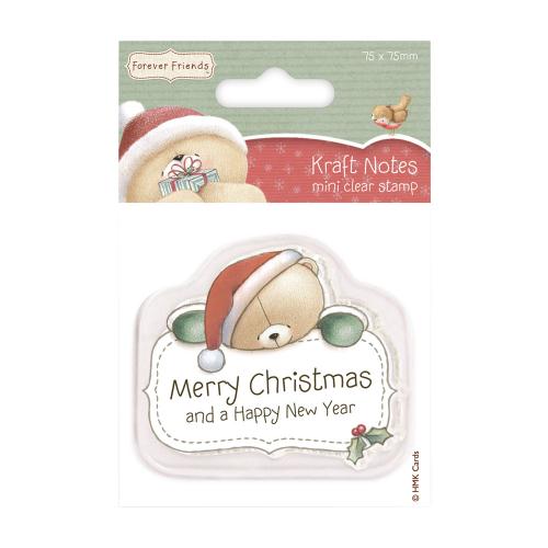 Merry Christmas Forever Friends Mini Clear Stamps
